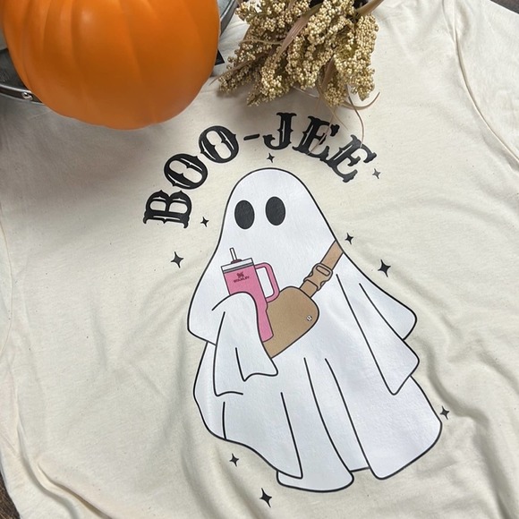 Boo Jee Crewneck in Sand - Picture 2 of 2